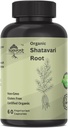 Organic Shatavari Root 500mg (Asparagus racemosus) Εμμηνόρροια ανακούφισης, εμμηνόπαυση υποστήριξη, και την υγεία των γυναικών 
