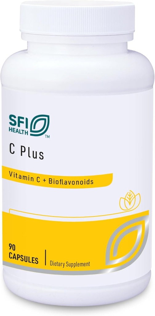 Klaire Labs SFI Health C Plus με Bioflavonoids - Βέλτιστη ανάμειξη βιταμίνης C με Citrus Bioflavonoid Complex (90 Κάψουλες)