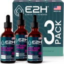 E2H συμπλήρωμα υποστήριξης ουρικού οξέος - Tart Cherry και νύχι του διαβόλου - Υποστηρίζει Uric Acid Υγεία και λειτουργία νεφρών μη GMO - Vegan - (3 μπουκάλια)