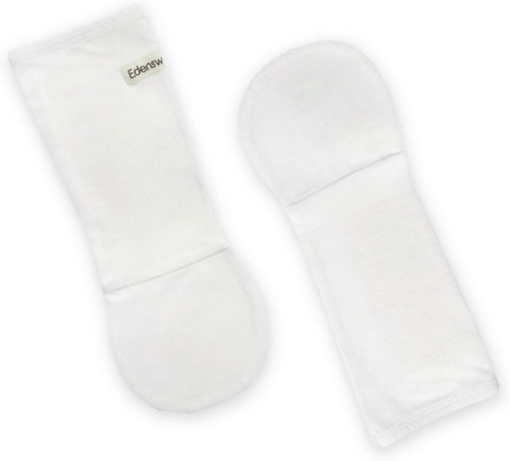 Zinc-infored Νεογέννητο μωρό και γάντια Toddler No Scratch Mittens for Eczema - Wet Wrap Therapy (24 Μήνες, Λευκό)