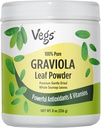 Graviola Soursop Leaf Powder - Η Ενιαία Προέλευση, Αληθινή Πράσινη, Βιολογική Graviola Φύλλα Σκόνη - Απαλή Αποξηραμένη & Υψηλή Ικανότητα Λουλούδι με Ισχυρά Αντιοξειδωτικά, Βιταμίνες – Χωρίς Ζάχαρη, Μη ΓΤΟ, 8 oz