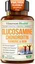 Glucosamine Chondroitin MSM – Κοινό συμπλήρωμα υποστήριξης για γυναίκες και άνδρες με γλυκοσαμίνη Sulfate 1500 mg, χονδροϊτίνη και MSM – για Cartilage, κοινή υγεία και ευελιξία – 90 κάψουλες