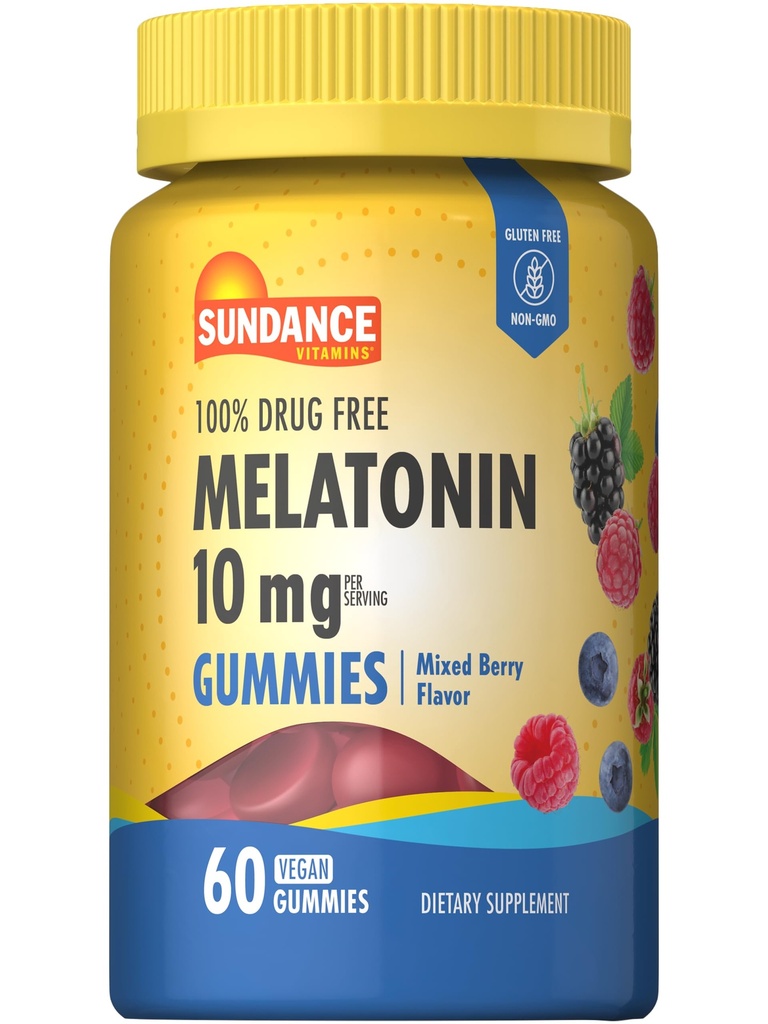 Sundance Melatonin 10mg Gummies for Adults 