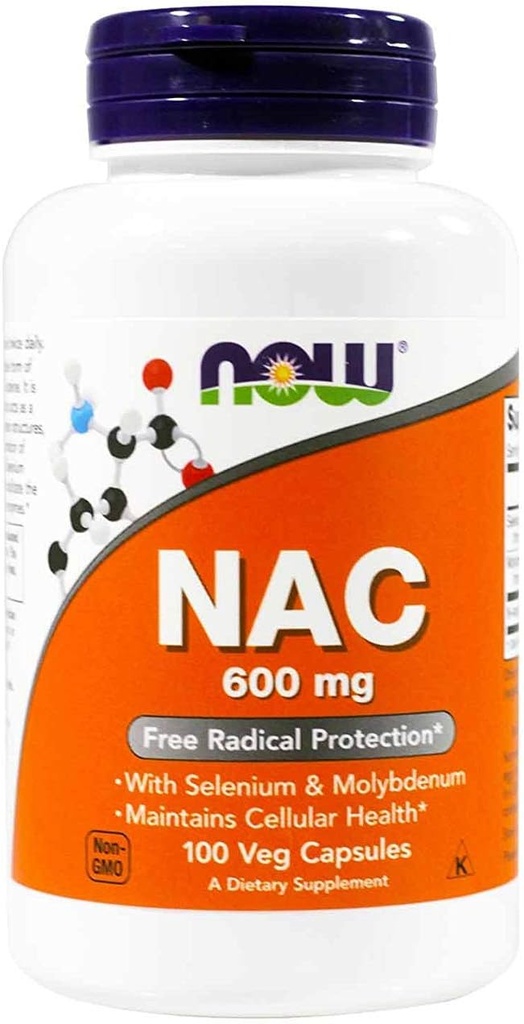 Now Foods NAC 600 mg - 100 Vcaps 2 Pack