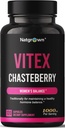 Natgrown Vitex Chasteberry Supplement for Women 1,000 mg - Supports Hormone Balance & Fertility - Agnus Castus Chaste Tree Vitex Berry Fruit Extract Capsules - 120 Ct
