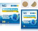 MQ 20ct Motion Sickness Patches, Medium Color, Sea Sickness Patches Μη Νυσταγμένο & Αδιάβροχο, Cruise Ship Travel Essentials, Fast Active & Long Lasting 72H