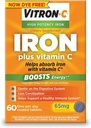 Vitron- C συμπλήρωμα σιδήρου υψηλής ισχύος με βιταμίνη C, συσκευασία των 3 (180 Count Total)