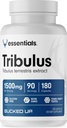 Tribulus 1500mg ανά υπηρεσία, Απαραίτητα (90 μερίδες, 180 κάψουλες)