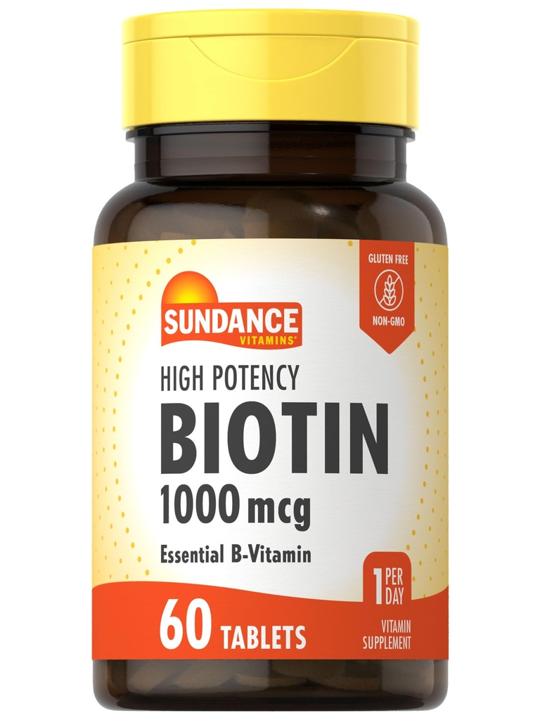 Sundance υψηλής ισχύος Biotin 1.000 mcg συμπλήρωμα 