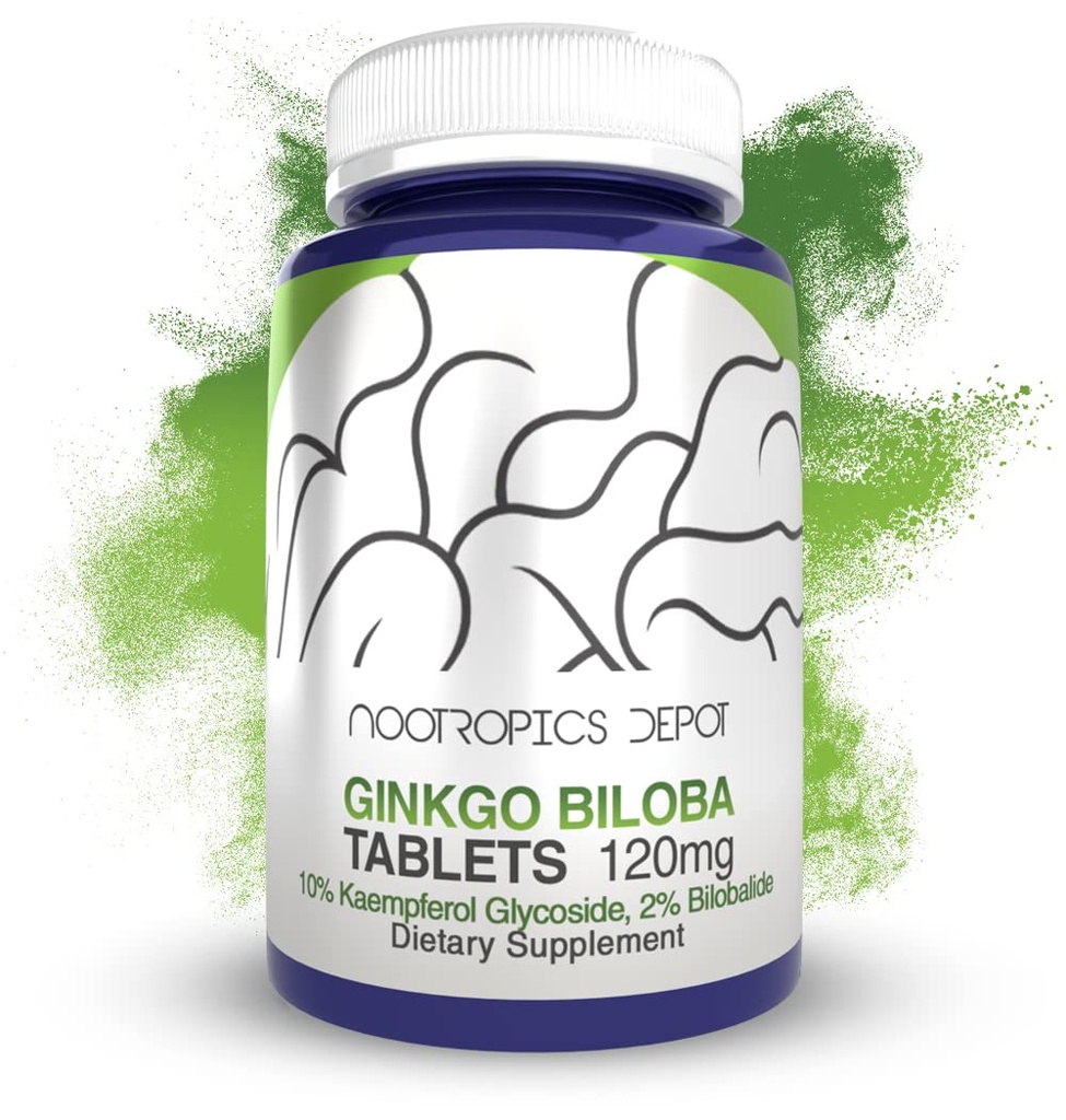Nootropics Depot Ginkgo Biloba Extract Tablets 