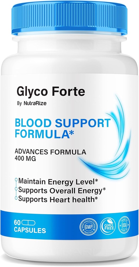Glyco Forte κάψουλες, επίσημη Glyco Forte να διατηρήσει τη συνολική υγεία, όλα φυσικά Formula για την υποστήριξη της κυκλοφορίας του αίματος, Premium Glyco Forte Pastillas αναθεώρηση (60 κάψουλες)