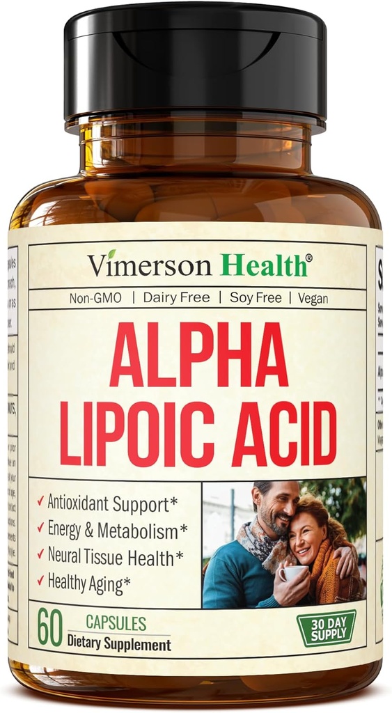 Alpha Lipoic Acid – Υψηλή ισχύς 650mg ALA συμπλήρωμα για Nerve και την υγεία του εγκεφάλου, αντιοξειδωτική υποστήριξη και υγιεινή γήρανση βοήθεια – Vegan & μη GMO – ισχυρότερη από Alpha Lipoic Acid 600mg – 60 κάψουλες