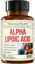 Alpha Lipoic Acid – Υψηλή ισχύς 650mg ALA συμπλήρωμα για Nerve και την υγεία του εγκεφάλου, αντιοξειδωτική υποστήριξη και υγιεινή γήρανση βοήθεια – Vegan & μη GMO – ισχυρότερη από Alpha Lipoic Acid 600mg – 60 κάψουλες