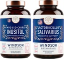 BOTANICALS WINDSOR Myo & D-Chiro Inositol και Lactobacillus Salivarius Probiotic Γυναικείο πακέτο υποστήριξης υγείας