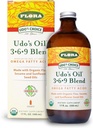Έλαιο Φλώρας Udo 3-6-9 Blend - Vegan Omega-3 & Omega-6 Oil - Περιέχει βιολογικό έλαιο καρύδας, έλαιο λιναριού & περισσότερα - Κρατήστε chilled - 17 fl. oz.