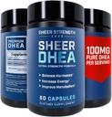 DHEA Supplement for Men DHEA 100mg - Pure DHEA Supplement for Men for Strength and Hormone Balance - DHEA for Women and Men - Υψηλή καθαρότητα Ενισχυμένη απορρόφηση 60 SV ΗΠΑ