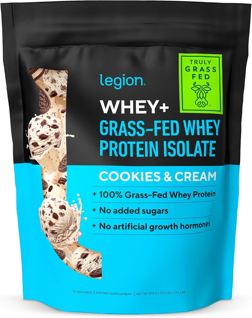 ΝΟΜΟΛΟΓΙΑ Whey+ Πρωτεϊνη Whey Isolate from Grass Fed Cows - Whey Protein Isolate σκόνη χαμηλής θερμίδων, μη-GMO, Χωρίς ζάχαρη, Λακτόζη και χωρίς γλουτένη, Όλες οι φυσικές πρωτεΐνες σκόνη για άνδρες και γυναίκες, 30 σερβιέτες