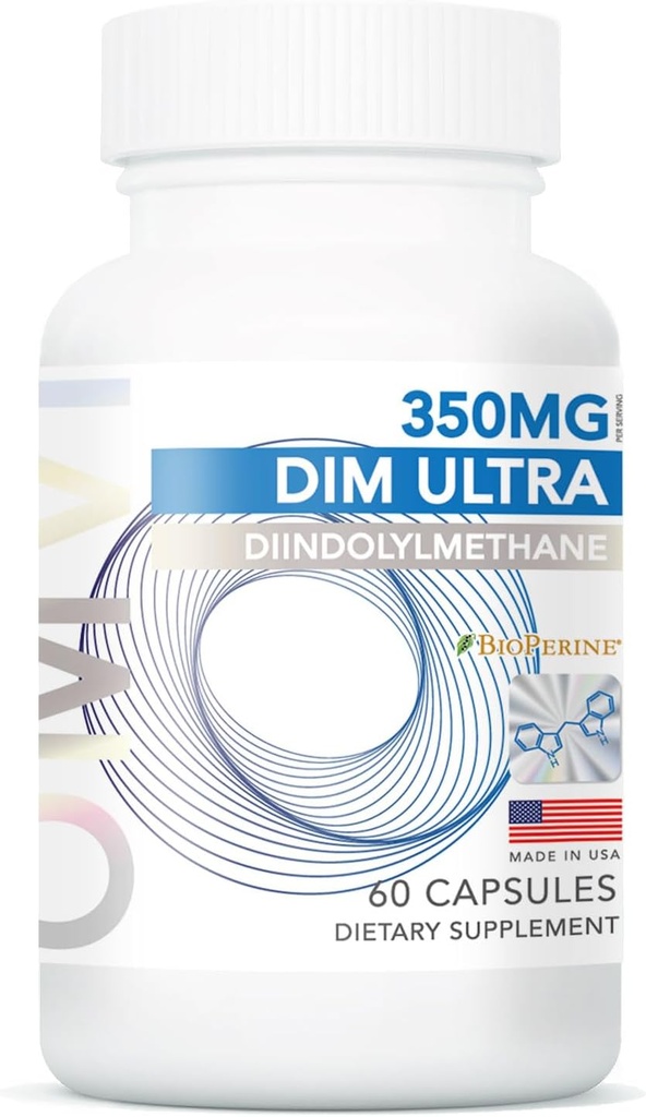 Omvi Formulas DIM Ultra 350mg 60 Κάψουλες με εκχύλισμα μπρόκολου, BioPerine