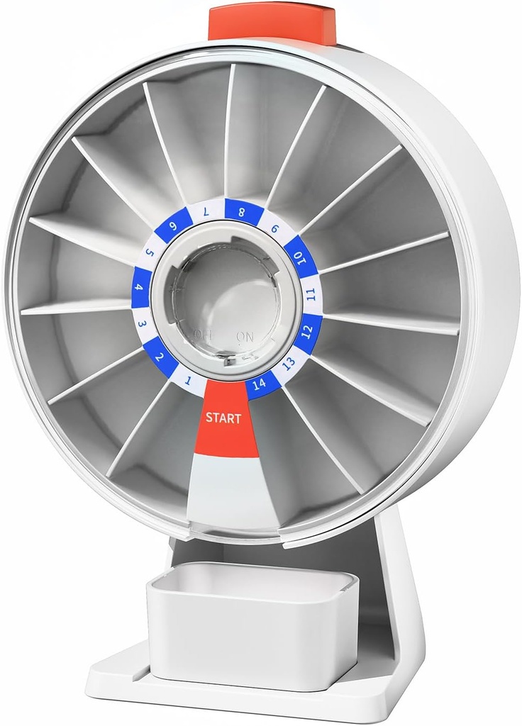 Odaro Large Pill Dispenser, Weekly Pill Organizer 7 Day Am Pm / 14 Day Pill Box, Daily Medicine Hill Organizer με τοίχωμα ή μόνιμη χρήση για βιταμίνη, συμπλήρωμα, Ιατρική - Λευκό