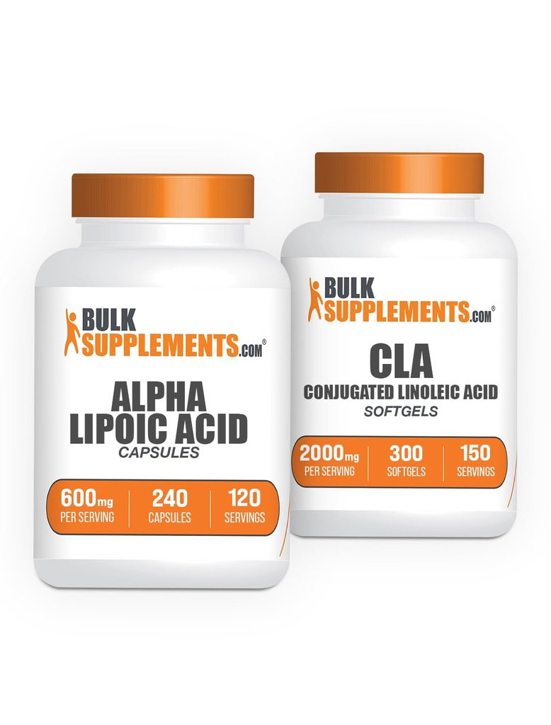 Συμπληρώματα Alpha Lipoic Acid Κάψουλες 240ct + CLA 2000mg Softgels 300ct Bundle