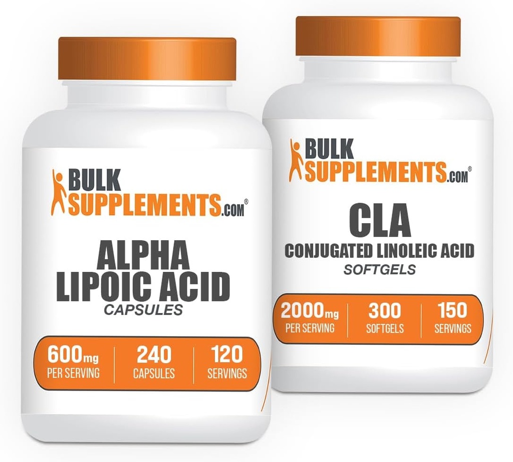 Συμπληρώματα Alpha Lipoic Acid Κάψουλες 240ct + CLA 2000mg Softgels 300ct Bundle