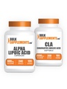 BulkSupplements Alpha Lipoic Acid Capsules 240ct + CLA 2000mg Softgels 300ct Bundle