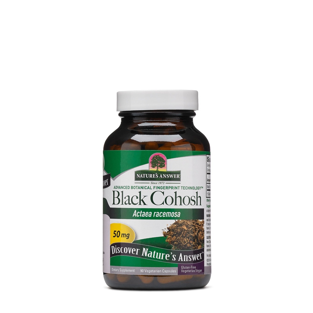 Natures Απάντηση Μαύρο Cohosh Root Powder 50mg 90 Χορτοφαγικές κάψουλες 