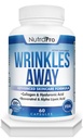 NutraPro Anti Wrinkle and Ageless Skin Vitamins - Dermal Repair Complex for Skin Repair with Collagen & Resveratrol, Alpha - Lipoic Acid & Hyaluronic Acid. Supplement for Dermal Renew and Anti-Aging.