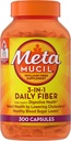 Metamucil, Psyllium Husk Κάψουλες, 300 κάψουλες, 3-σε-1 συμπλήρωμα ινών, καθημερινή Psyllium Κάψουλες Ίνες Husk Βοήθεια Υποστήριξη Digestive Υγεία με την προώθηση της κανονικότητας *, συμπλήρωμα βοήθειας καθημερινή πρόσληψη ινών