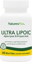 Natures Plus Ultra Lipoic - 60 Bi-Layered Mini-Tabs - Υποστηρίζει την ελεύθερη Ριζοσπαστική Άμυνα με τα προβιοτικά, θρεπτικά συστατικά & ολόκληρα συμπυκνώματα τροφίμων - Χωρίς γλουτένη - 30 Σερβιέτες