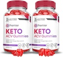 Justified Laboratories (2 Pack Premier Keto ACV Gummies Premier Keto Gummies Advanced 1000MG Apple Cider Vinegar Formated with Pomegranate Beet Juice Powder B12 Vegan Non GMO 120 Gummys