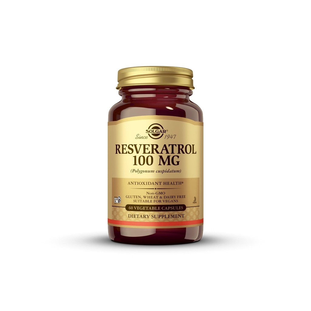 Solgar - Resσβερατρόλη 100 mg, 60 κάψουλες λαχανικών