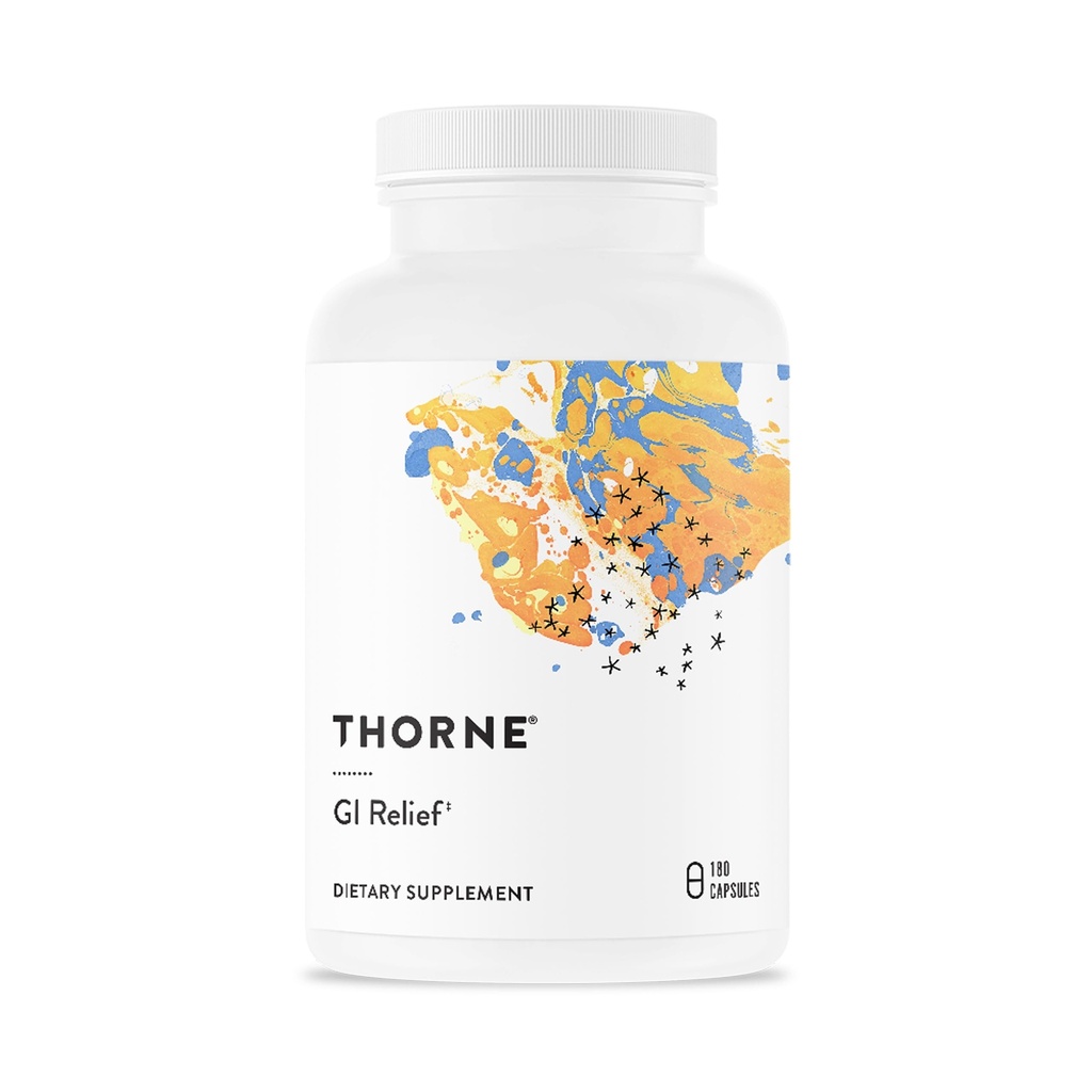 THORNE - GI Relief - Digestion Supplement - Υποστηρίζει την υγεία των ορνίθων και την αναρρόφηση * - Formulated with Marshmallow Root, Aloe Vera Gel, DGL & Slippery Elm Bark - 90 Services