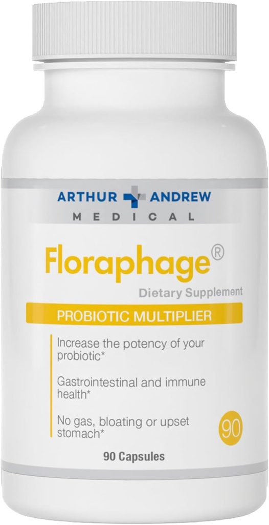 Arthur Andrew Medical, Florophage, Prebiotic Formula και Probiotic Multiplier, 90 κάψουλες