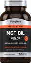 Piping Rock MCT Oil Softgel Κάψουλες 