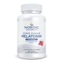 Nordic Naturals Zero Sugar Melatonin Gummies, Raspberry - 120 Gummies - 1,5 mg Melatonin - Μεγάλη Γεύση - Ξεκούραστος ύπνος, Αντιοξειδωτική Υποστήριξη - Μη ΓΤΟ, Vegan - 120 Υπηρεσίες