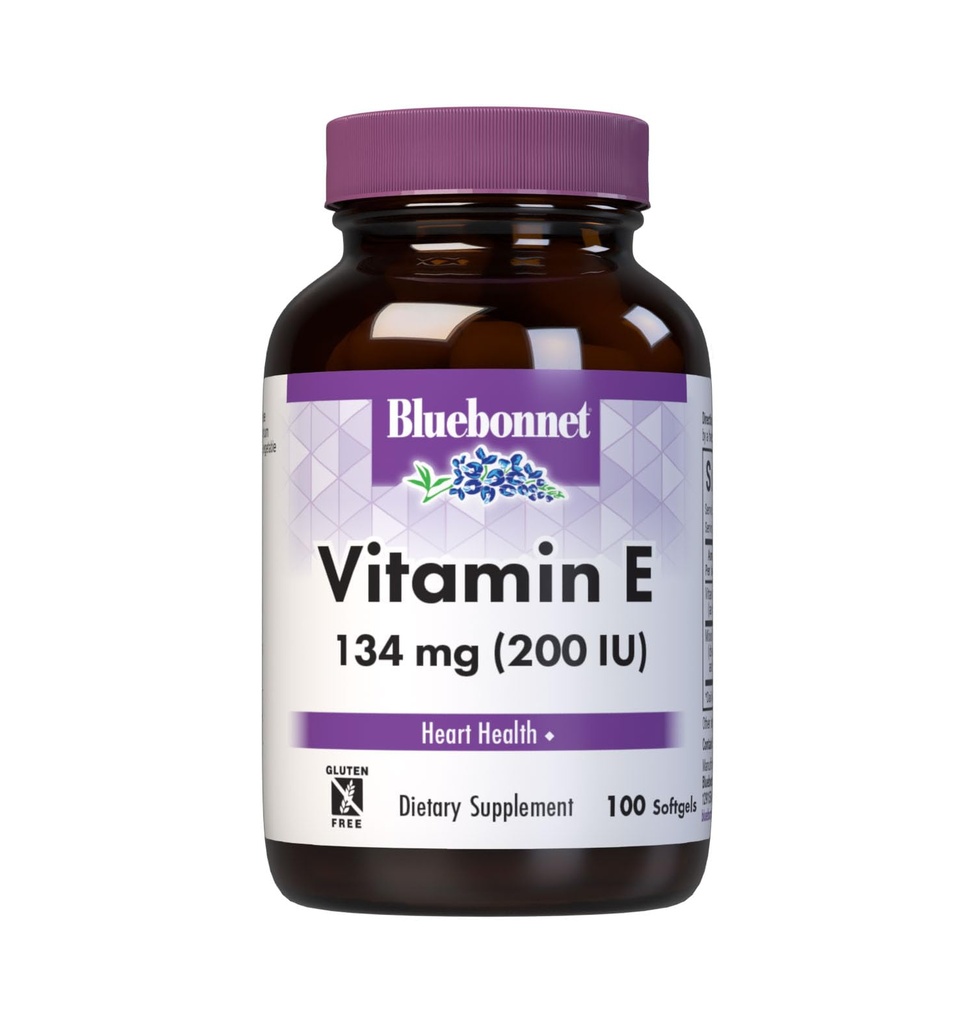 Bluebonnet Vitamin E 200 IU Mixed Softgels, 100 Count