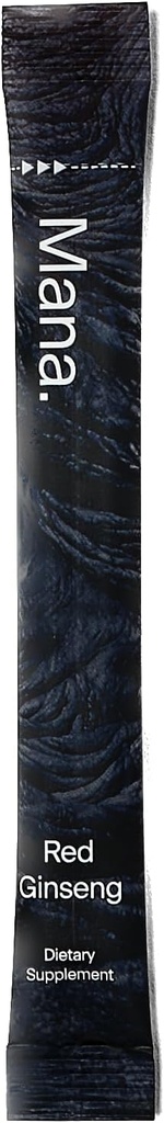 Olina Mana Fermented Korean Red Ginseng Supplement - Daily Synbiotic Powder with Prebiotics and Probiotics for Women and Men - Ενεργειακά συμπληρώματα για ανακούφιση από το στρες, Mood Support Supplement - 10 Count
