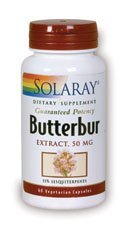 SOLARAY Butterbur Root Extract 50mg 
