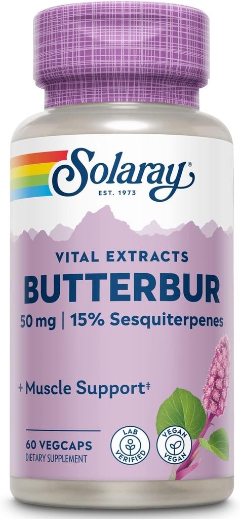 SOLARAY Butterbur Root Extract 50mg 