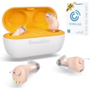 Βοηθήματα ακοής – Premium επαναφορτιζόμενη ακουστική βοήθεια για Elder/Senior Απώλεια ακοής με Superior Ακύρωση θορύβου, Αόρατα Βοηθήματα Ακρόασης με υπόθεση φόρτισης, Μεγάλη διάρκεια έως 150 ώρες