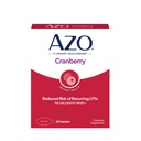 Χάπια AZO Cranberry για την υγεία των γυναικών και των ανδρών στα ούρα, συμπλήρωμα ενηλίκων Cranberry, χωρίς ζάχαρη, μη GMO, 50 κάψουλες Softgel