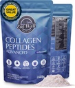 EAT WELL PREMIUM FOODS Collage Peptides Peptides Powder Protein 45 Σερβιρίσματος, 16oz, Collagen για το δέρμα, οστά και κοινή υποστήριξη, τύπου I & III Συμπληρώματα Fed Grass Collagen για γυναίκες και άνδρες, Keto, Amino Acids