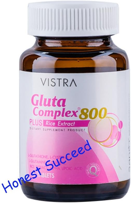 Vistra Gluta Complex 800 Plus εκχύλισμα ρυζιού 60 καψάκια. (Honest Succeed)