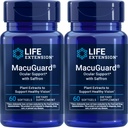 Επέκταση ζωής MacuGuard Οφθαλμική υποστήριξη με Saffron, 60 softgels (πακέτο του 2)