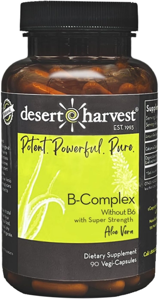 Desert Harvest B-Complex - Χωρίς B6, 90 κάψουλες