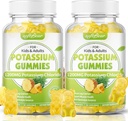 softbear Potassium Chloride Gummies 1200mg, Sugar-Free Potassium Gummies for Adults Support Leg Cramps High Potency Potassium Chloride Supplement, Pineapple Flavor 120 Count