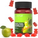 Apple Cider Vinegar Gummies B12 Multivitamin,ACV συμπλήρωμα Gummy Vitamins, χορτοφαγικό συμπλήρωμα για γυναίκες & άνδρες,Non GMO,Support Normal Energy Levels & Gut Health 60 Gummies (30)