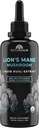 Naturealm Lion’s Mane Mushroom Liquid Timcture Supplement – Focus, Memory & Brain Health, Vegan, Non-GMO – Οργανικά Καρποφόρα Σώματα, 2 Μήνες Προσφορά
