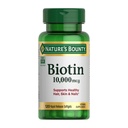 Nature's Bounty Biotin Hair Skin and Nails Βιταμίνες, Υποστηρίζει υγιή μαλλιά, δέρμα και νύχια, 10.000 mcg, 120 Softgels (Pack of 1)